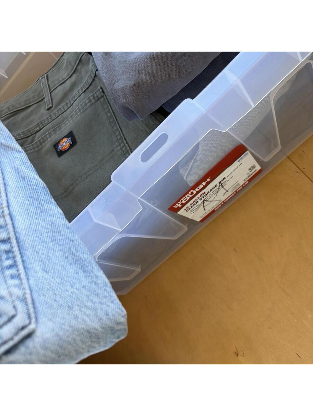 CARHARTT Denim Jeans Size 33X32 light wash jeans With Excellent Fade - Picture 6 of 6